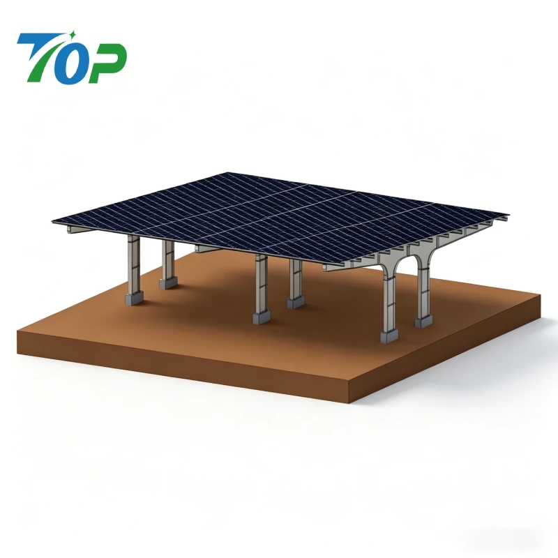 Sistem Pemasangan Carport Tempat Letak Kereta Solar Panas-Dip