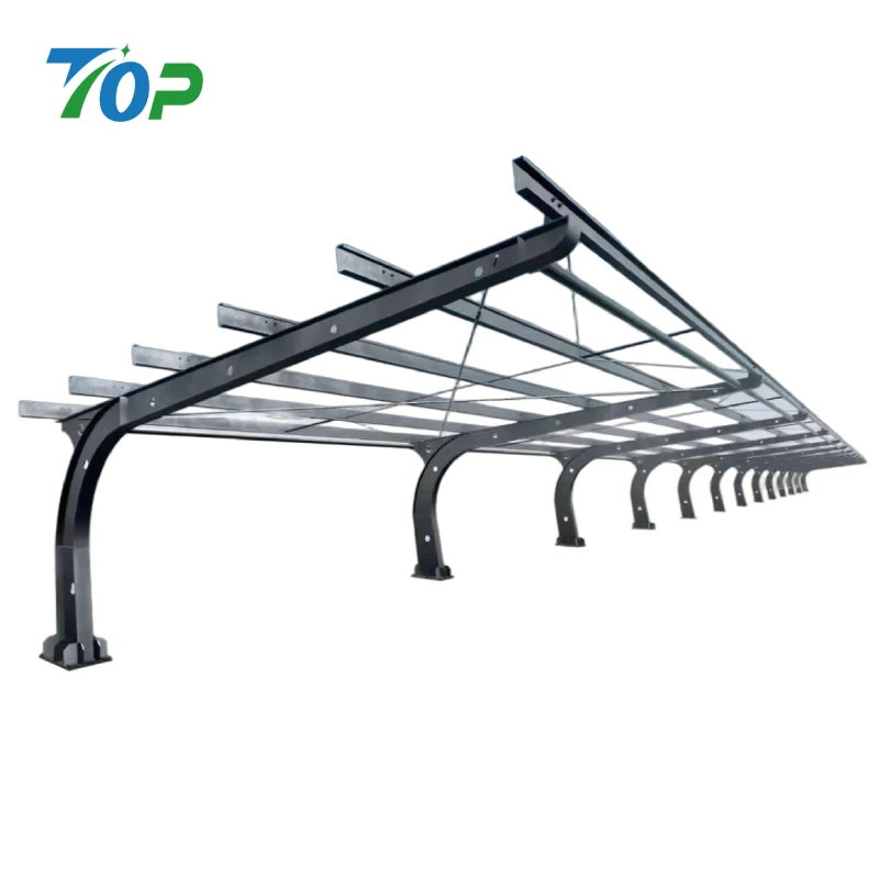 Carport Solar Keluli Tidak Teratur