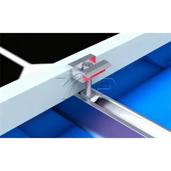 Pengapit Pertengahan Aluminium PV