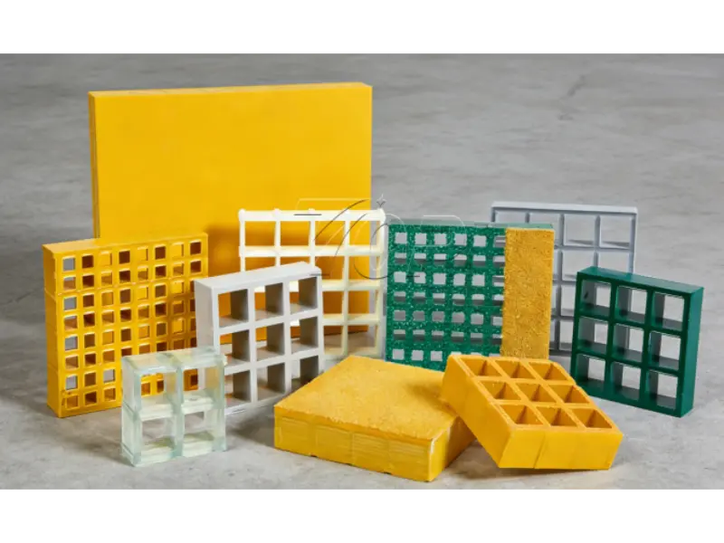 Laluan FRP Grating Fiberglass Atas Bumbung Suria